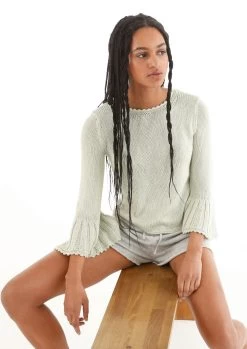 Pullover Mit Plisseeärmeln 11 Pullover Mit Plisseeärmeln -Strickwaren Geschäft R78M05 b 1280x1280