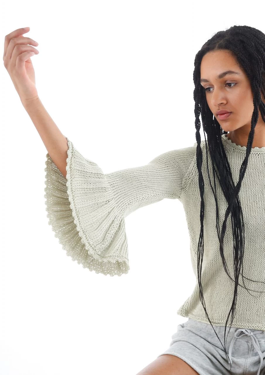 Pullover Mit Plisseeärmeln 5 Pullover Mit Plisseeärmeln – Bild 5