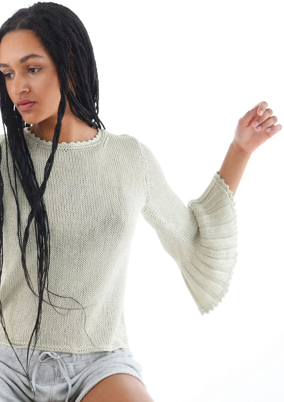 Pullover Mit Plisseeärmeln 2 Pullover Mit Plisseeärmeln – Bild 2