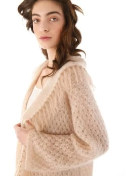 Mantel Mit Lochmuster