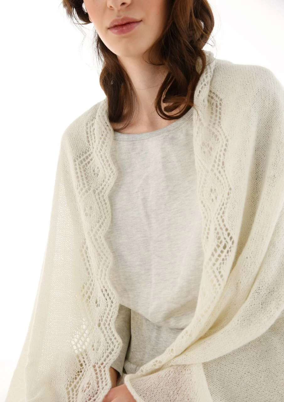 Schultertuch Mit Spitzen 4 Schultertuch Mit Spitzen – Bild 4