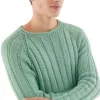 Herrenpullover Mit Rippen