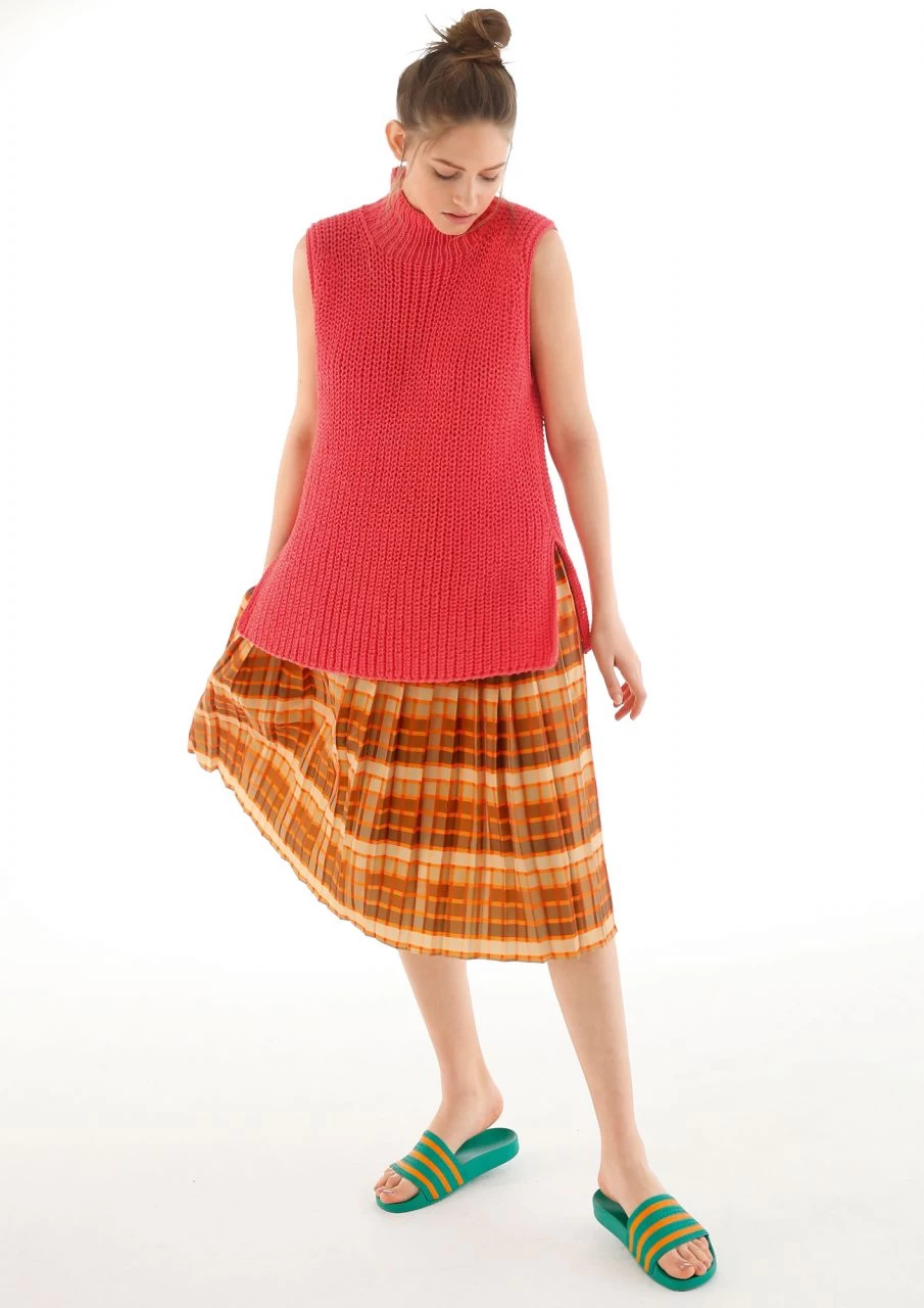 Langes Top Mit Schlitzen 5 Langes Top Mit Schlitzen – Bild 5