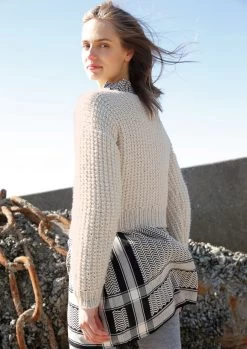 Kurzer Struktur-Pullover -Strickwaren Geschäft R79M03 g 1280x1280