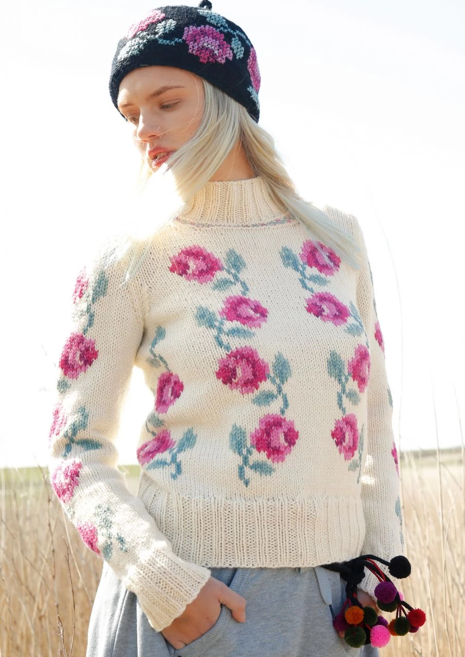 Bestickter Pullover 3 Bestickter Pullover – Bild 3