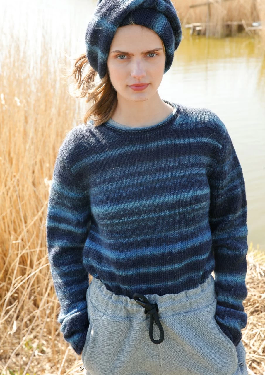 Melierter Herrenpulli 2 Melierter Herrenpulli – Bild 2