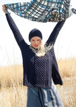 Weiter Pullover Mit Schlitz