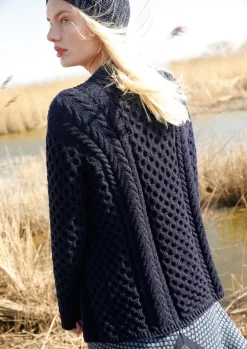 Weiter Pullover Mit Schlitz -Strickwaren Geschäft R79M29 f 1280x1280