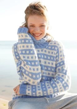 Rollkragenpulli Mit Streifen 8 Rollkragenpulli Mit Streifen -Strickwaren Geschäft R80M02 f 1280x1280