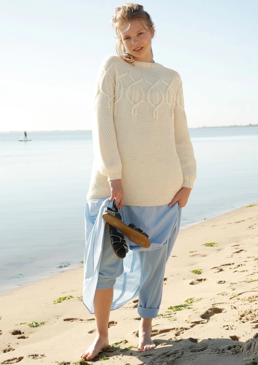 Pullover Mit Zopf-Rundpasse 5 Pullover Mit Zopf-Rundpasse – Bild 5