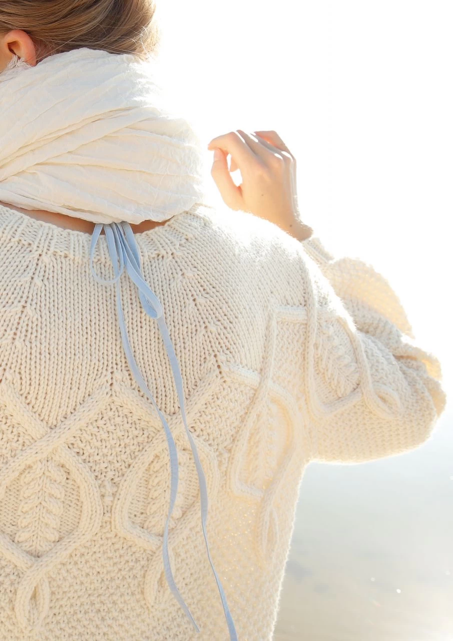 Pullover Mit Zopf-Rundpasse 4 Pullover Mit Zopf-Rundpasse – Bild 4