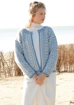 Jacke Mit Norwegersternen Und Bordüre