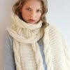 Dicker Zopfmusterschal