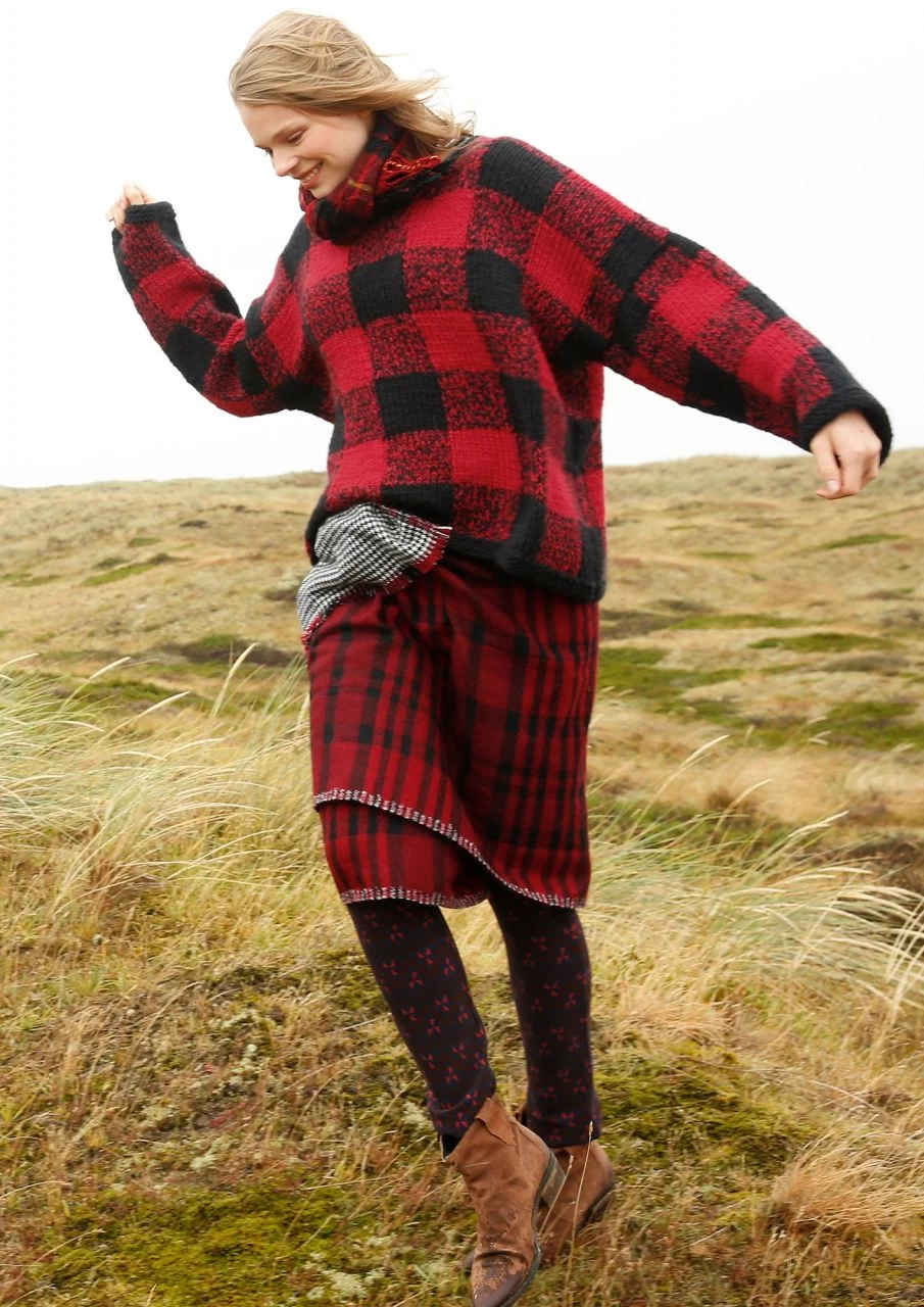 Oversizepulli Mit Karomuster 5 Oversizepulli Mit Karomuster – Bild 5