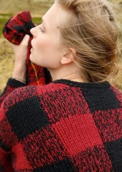 Oversizepulli Mit Karomuster 8 Oversizepulli Mit Karomuster -Strickwaren Geschäft R80M16 g 1280x1280