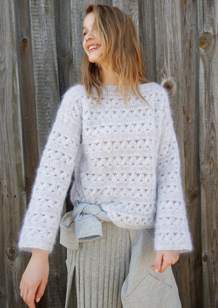 Leichter Häkelpulli 1 Leichter Häkelpulli