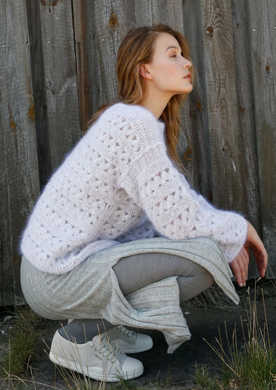 Leichter Häkelpulli 3 Leichter Häkelpulli – Bild 3