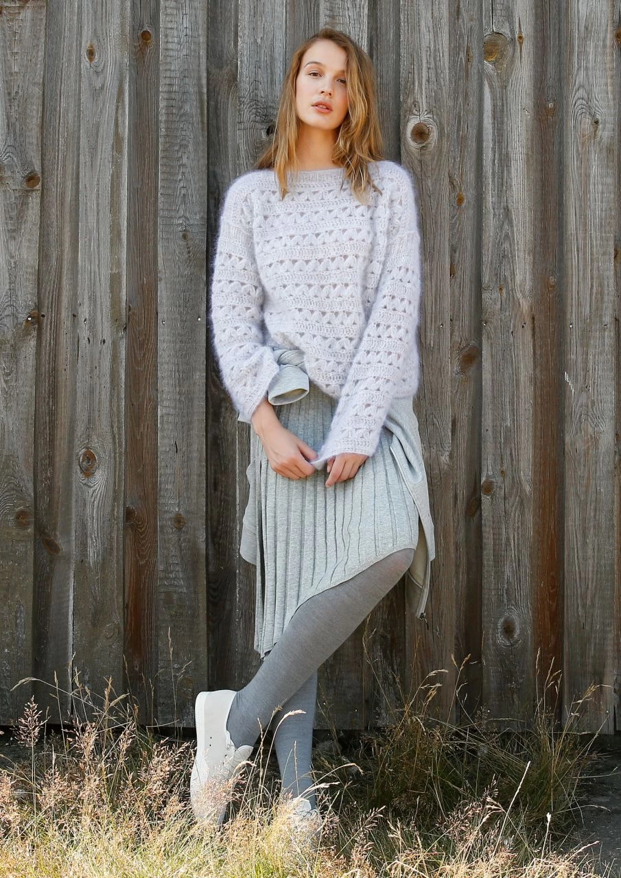 Leichter Häkelpulli 2 Leichter Häkelpulli – Bild 2