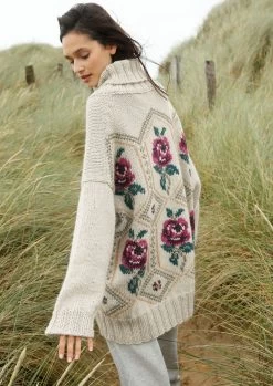 Pullover Mit Rosenmuster Bestickt -Strickwaren Geschäft R80M32 c 1280x1280