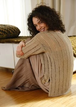 Strickshirt Pilea -Strickwaren Geschäft R81M32 h Strickshirt Pilea Pulli mit Rundhalsausschnitt Dreiviertelaermeln und Seitenschlitzen 1280x1280