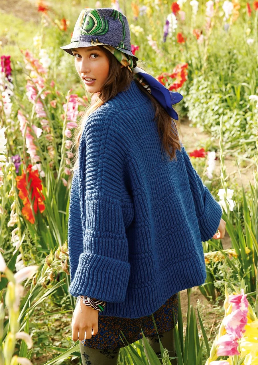 Patentmusterjacke Saphir 1 Patentmusterjacke Saphir