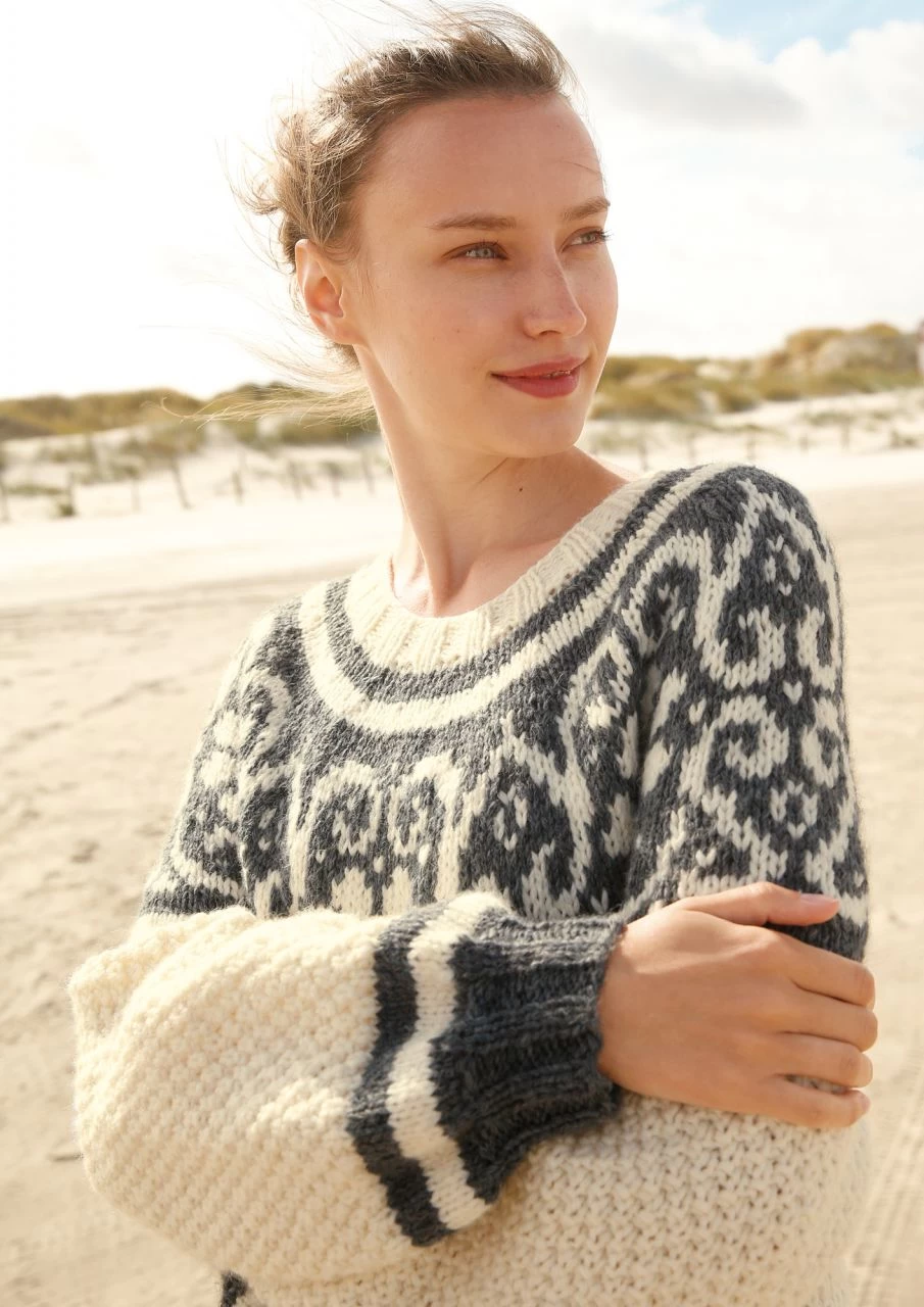 Pullover Dünenblume 2 Pullover Dünenblume – Bild 2