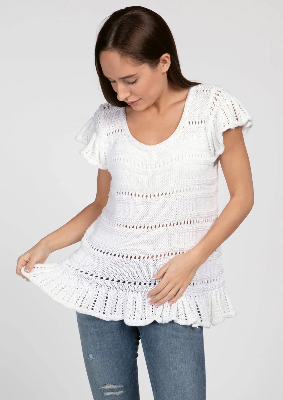 Rüschenpulli Yang 2 Rüschenpulli Yang – Bild 2