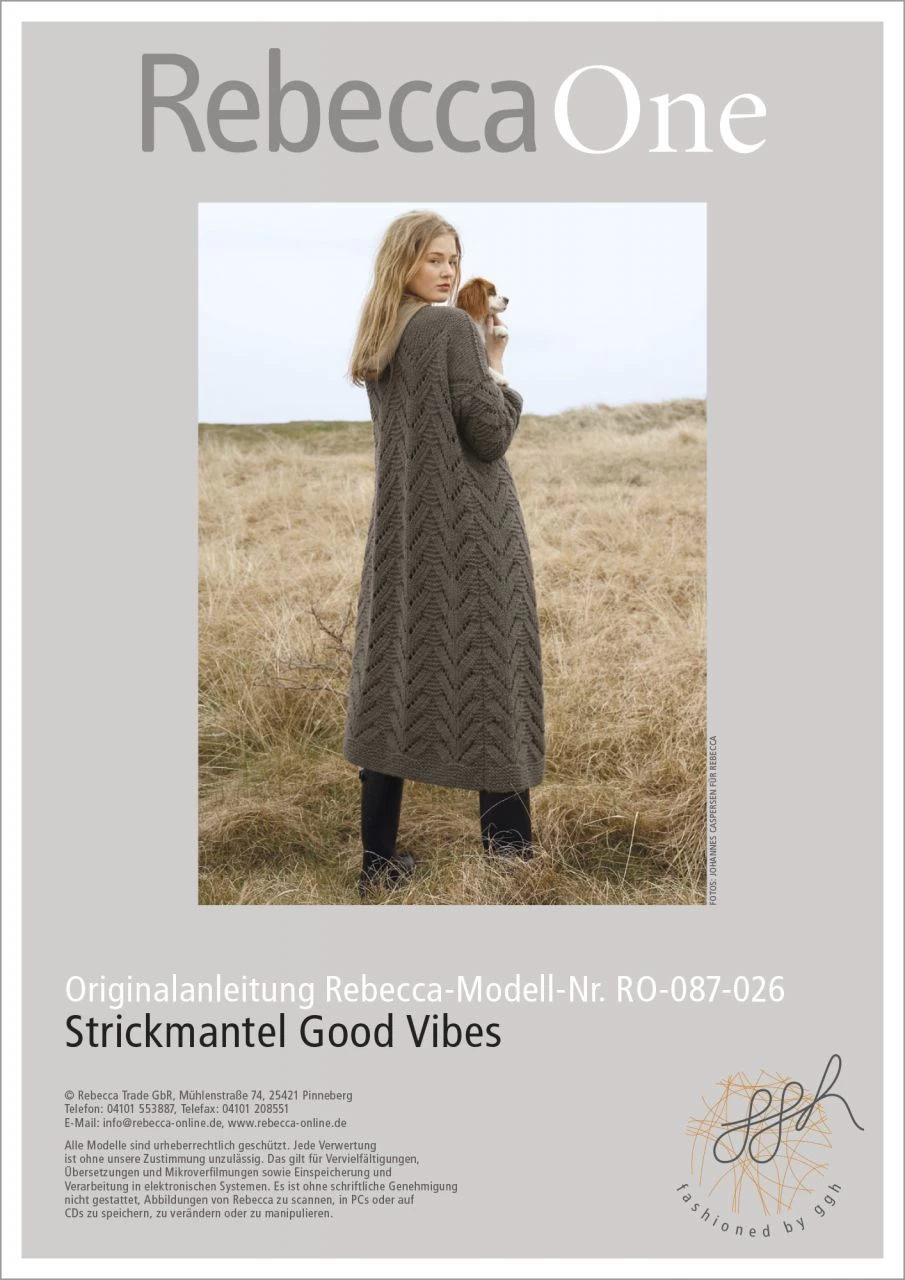 Strickmantel Good Vibes 1 Strickmantel Good Vibes