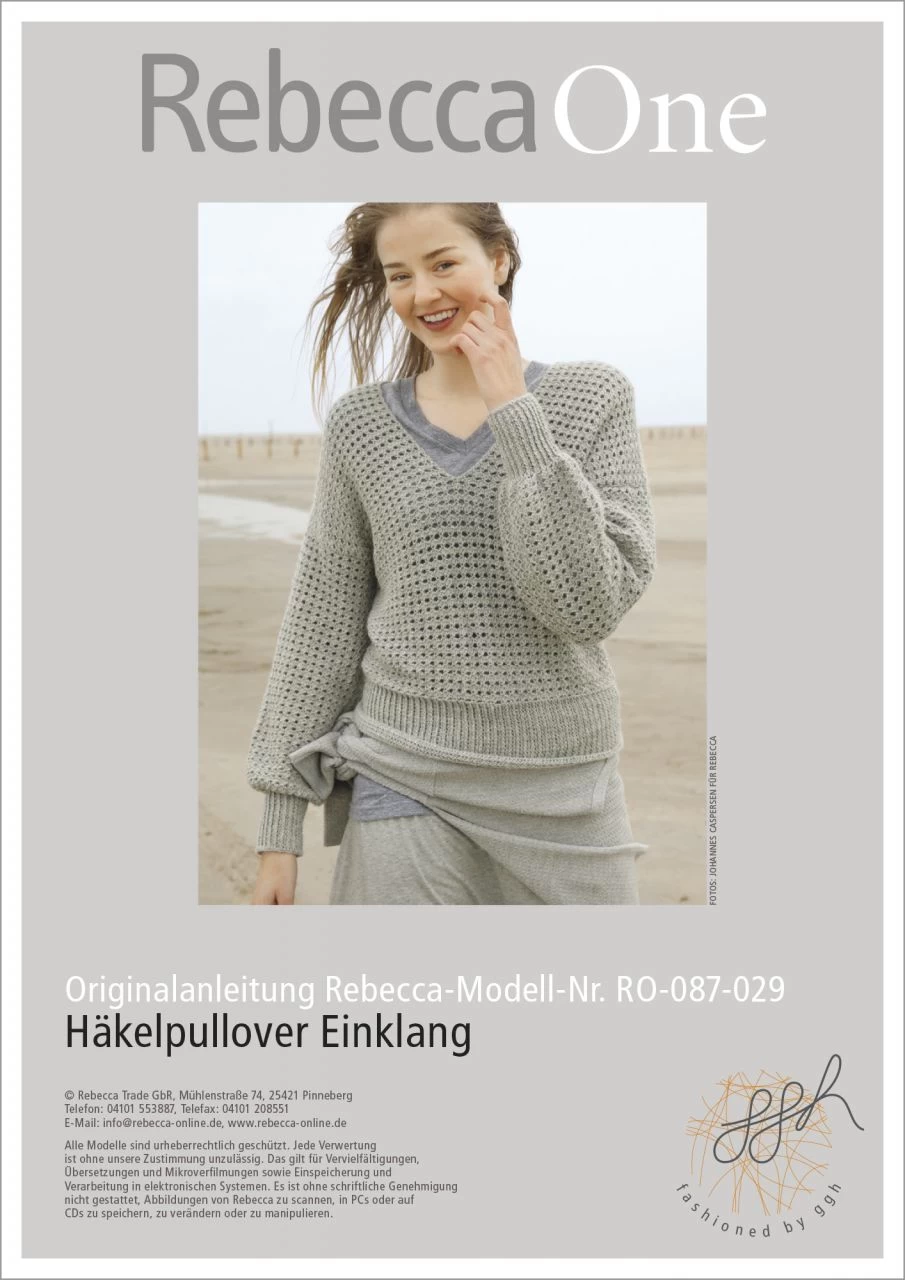Häkelpullover Einklang 1 Häkelpullover Einklang
