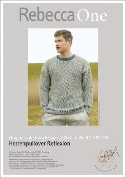 Herrenpullover Reflexion