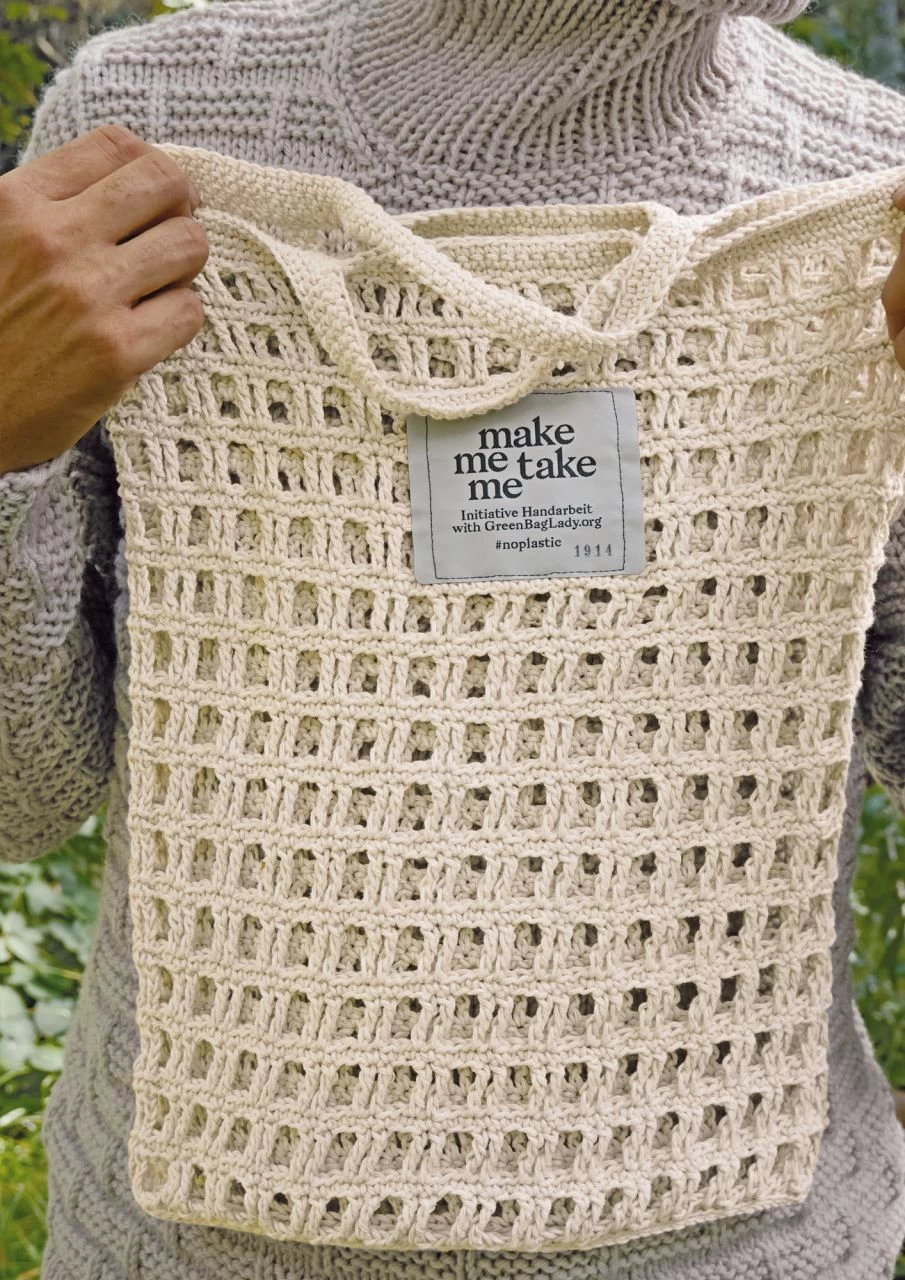 Gehäkeltes Einkaufsnetz 3 Gehäkeltes Einkaufsnetz – Bild 3