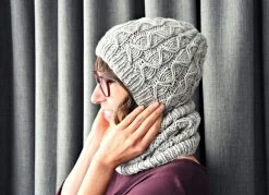 Design-Set Aus Loop, Mütze Und Stulpen