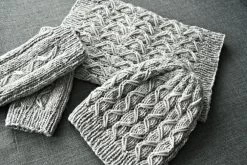 Design-Set Aus Loop, Mütze Und Stulpen -Strickwaren Geschäft stelle set webF3X2lmH305PKc 1280x1280